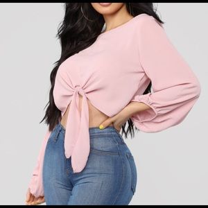 Fashion Nova Mauve Top